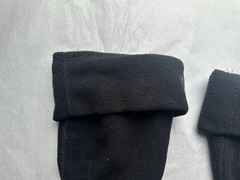 Hunter Rocket Ship/ Moon Boot Socks Kids Large Black Fleece Cuff Liner Unisex