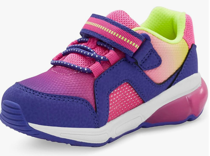 Stride Rite Unisex M2P Lumi Bounce Light-Up Sneaker Tropical Multi Size 2.5 Wide