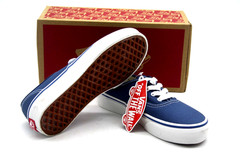 VANS AUTHENTIC PS NAVY/TRUE WHITE LITTLE KIDS SHOE PRE-SCHOOL SIZE RUNS