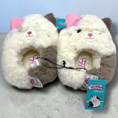 NEW ⚡️Squishmallows Slippers Kids Slippers Size 13/1 Karina Kitty Cat Plush