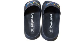 adidas Adilette Lite Pride Black Flip Flops Slides Kids Youth 6 Women’s 7 / 7.5