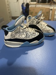 Jordan Dub Zero Toddlers Style : Dv1358-114 Size 8C White/University Blue-Black