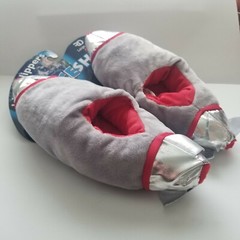 Children’s Slippers Spaceship Rocket Footwear Nighttime Blue Black or Silver BT6