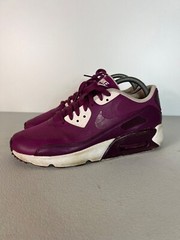 Nike Air Max 90 Premium Purple Trainers GS Youth 7Y UK 6 EUR 40
