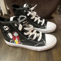 Disney Nightmare Before Christmas Sally Jack High Top Sneakers Black/White US 4