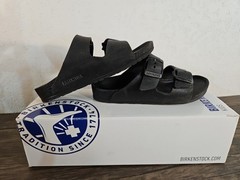 Birkenstock Kids Arizona Eva Size 29 (11Y) Black Narrow Fit #1018924