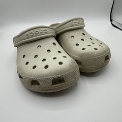 Crocs Classic Clogs Cream Off White Junior 4 Slip On Sport Mode