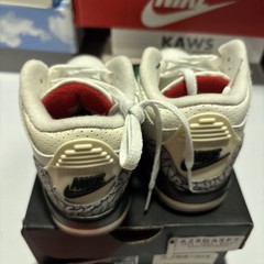 Size 10.5 (PS) – Jordan 3 Retro Low White Cement Reimagined