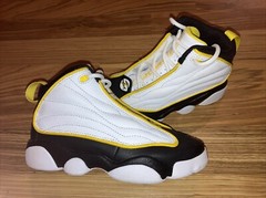 Kids NIKE AIR JORDAN PRO STRONG (PS) White/Yellow (DC7909 107) Size 13C