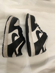 Nike Dunk Low TD Black White Size 8C . CW1589-100