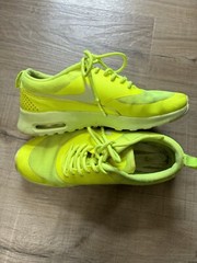 Nike Air Max Thea Flash Lime 2013 Green Lace Up Sneakers Kids 5.5