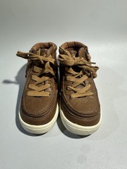 BILLY Classic Zipper And Lace Hi Top Adaptive Sneakers Kids Size 11 No Insoles