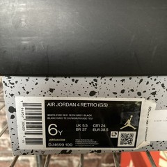 Air Jordan (GS) 4 Retro „WHITE OREO“ 2021 – Size 6Y – dj4699 100 (14256-1)