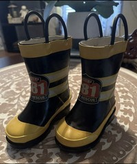 Fire Rescue Chief 181 Waterproof boots W/ Pull-On Handles – Toddler 5/6