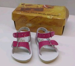Salt Water Sun San Sandals 1718S Shiny Fuchsia Surfer Size 3