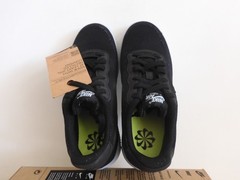 Nike Air Force 1 AF1 Flyknit (Gs) Black-Blue Sz 6Y [DH3375-001]