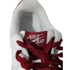 Nike Air Force 1 Low 07 White Dark Beetroot 6.5Y Youth / Women’s Size 8