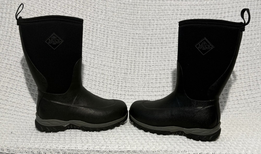 Muck Boot Company Kids Size 3 Black Waterproof Insulated Rain Boots EU33