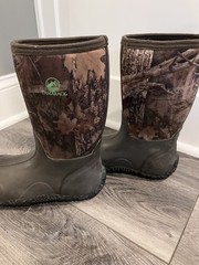 Tamarack Rubber Boots Kids Size 6 Womens 7.5 Camo Waterproof Neoprene Insulated