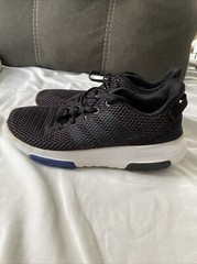 Adidas Cloudfoam Shoes US 6 UK 5/12 Black Athletic Running Sneakers Unisex ￼