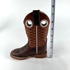 Anderson Bean #1028 Brown Leather Square Toe Western Boot Toddler Size 5