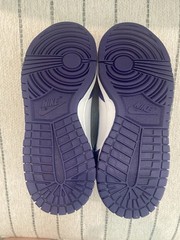 Nike Dunk Hi White Midnight Navy GS Unisex Shoe Size 5Y Purple DH9751-100
