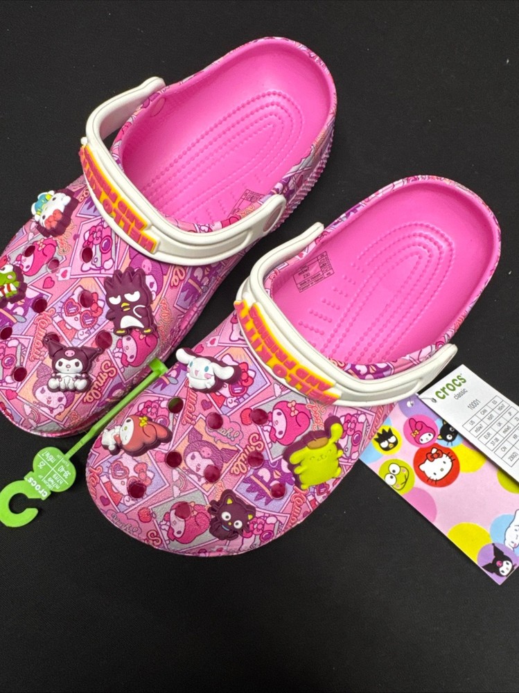 crocs hello kitty and friends Sanrio limited edition c8.