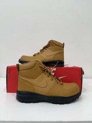 Nike Manoa Leather Boots Shoes BQ5372-700 Wheat Kids Size 4.5Y Woman Size 6