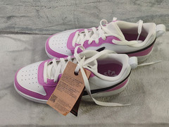 Nike DV5456-105 Pink White Black Unisex Kids Youth Athletic Sneaker US 6Y