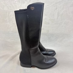 Stuart Weitzman 5050 Boot Kids Size 4 Black Good Tall Knee High Stretch Zip
