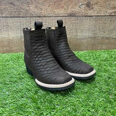 Baby/Toddlers Rodeo Western Python Cowboy Boots Zipper Botin Nino Piton Est. 281