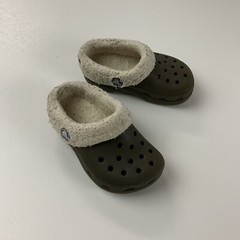 CROCS MAMMOTH BLITZEN POLAR KIDS BAYA CLOG SHOES Brown Toddler C 6/7