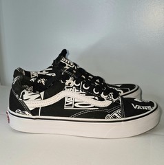 Vans Old Skool MONO CANVAS Logo Mix VN0A38G1UA9 Shoes Youth 4.5 Back To School