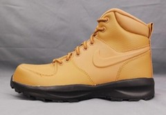 Nike Youth Manoa Leather Boots (GS) Wheat Black BQ5372 700 Size 5