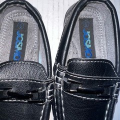 JOSMO Black Leather Bit Loafer Shoes Toddler Kids Size 6