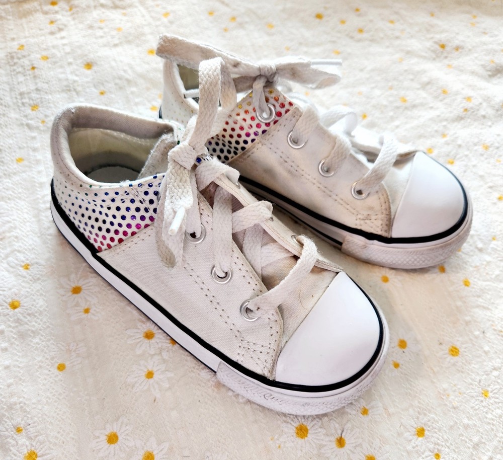 Converse Converse Pride Rainbow Dot Madison Shoes Sneaker White Size 8c
