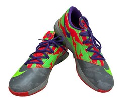 Nike KD 6 Energy Kevin Durant Sneaker 6Y Youth Basketball Shoes Green Red 599477