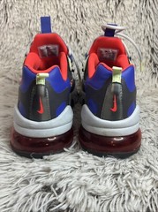 Nike Air Max 270 React GS Grey Volt Youth 6.5 Women’s 8 Colorful Running Shoes