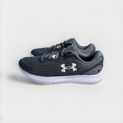 Under Armour Surge Gray Mesh Athletic Shoes Unisex Kids US 7 3024894-106