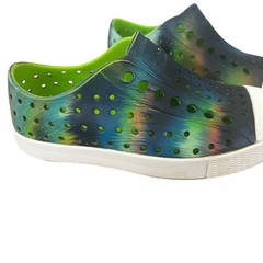 Native Jefferson Palm Green Shell White Palm Disrupt Little Kid Shoes Size 8