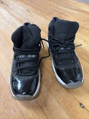 Jordan 11 Retro Space Jam 2016 Black Dark Concord 378038-003 Kids 3.5Y