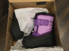 Sorel Kids Snow Commander Boot Size toddler’s 6 Color Gumdrop,purple violet