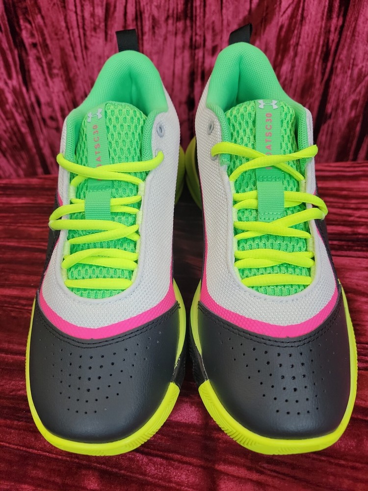 NEW kids under armour gs sc 3zero iv Kids Size 7Y (3023918 102) no box women 8.5