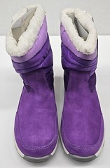Timberland Pillow Boots PS Size 6 Pre School Winter Suede Nylon Warm Kids Shoes
