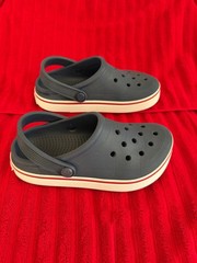 Crocs CROCBAND Clogs/Mule Blue Slip-On, Unisex Size J1