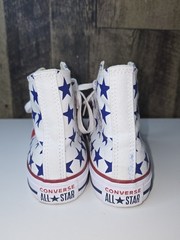 🇺🇸 Converse Chuck Taylor All Star USA Flag High Tops Juniors Sz 4 EUC
