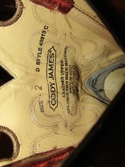 Cody James Brown Square Toe Cowboy Western Boots Youth Size 2 D style 43919C