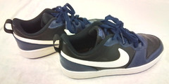 Nike Dunk Low Youth Size 4.5Y Black and Blue #W3730