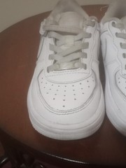 Nike Air Force Low Easyon ‚Triple White ‚Toddler Sneakers FN0237-111 Sz. 11C