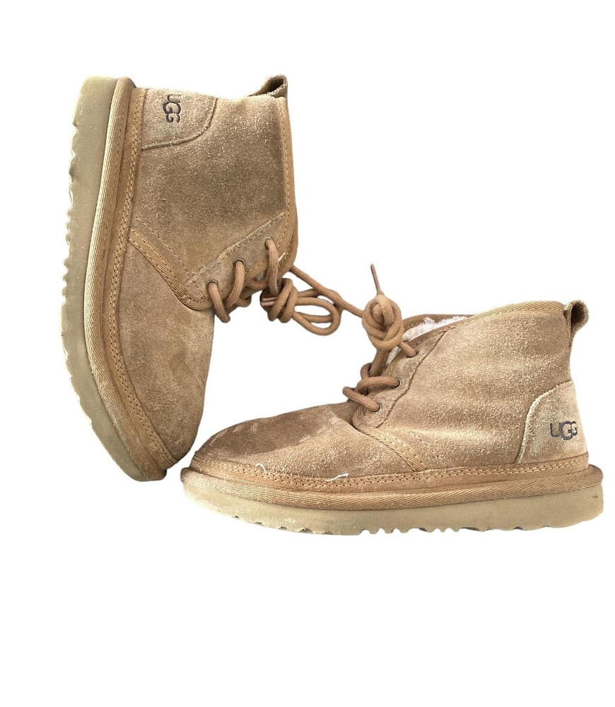 UGG Neumel II Big Kids Boot Suede Upper 1017320K- Chestnut, Size 2